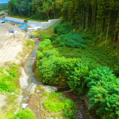 安曇野市河川工事